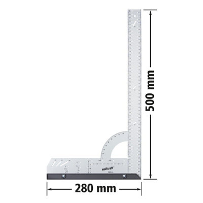 Wolfcraft Universal Angle & Try Square for Measuring, DraWing & Cutting ...