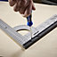 wolfcraft Universal Angle & Try Square - For measuring, marking, drawing and guided cutting 300mm