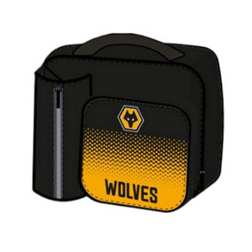 Wolverhampton Wanderers FC Crest Lunch Bag Black/Yellow (One Size)