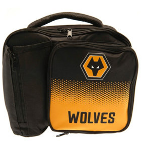 Wolverhampton Wanderers FC Fade Lunch Bag Black/Gold (One Size)
