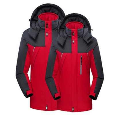 Women Red UK14 Wind and Waterproof Thermal Jacket