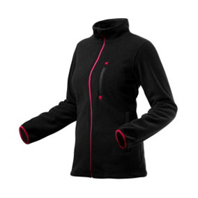Womens Fleece Jacket Black Size M NEO TOOLS