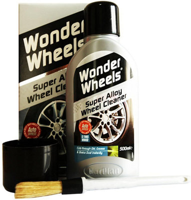 Wonder Wheels Cleaner Kit Alloy & Steel Dirt Grease & Brake Dust - 500ml x 4