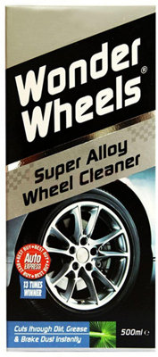 Wonder Wheels Cleaner Kit Alloy & Steel Dirt Grease & Brake Dust - 500ml x 4 - 6