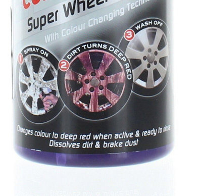 Wonder Wheels Colour Active - 600mL x2 Treatment Super Wheel Cleaner 1.2 Litres - 3