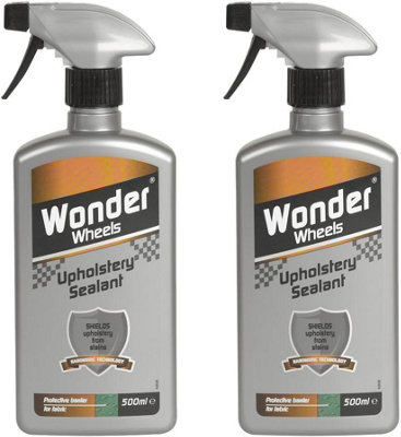 Wonder Wheels Fabric Upholstery Sealant Spray 2 x 500ml