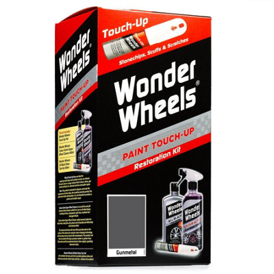 Wonder Wheels WTU002 Clean & Touch Up Kit Gun Metal Grey Wheel Cleaner Tyre Gel