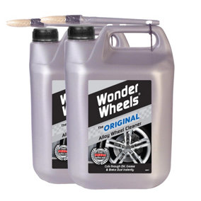 Wonder Wheels WWC005 Super Alloy Wheel Cleaner Dirt Grime Remover 5L Litres x 2