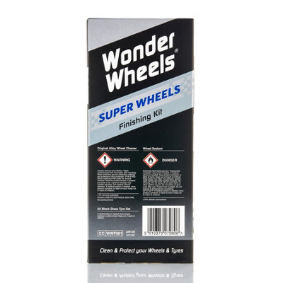 Wonder Wheels WWF001 Super Wheels Finishing Kit Cleaner Tyre Gel Sealant x 2 - 3