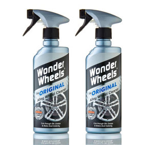 Wonder Wheels WWO600 Original Car Care Valeting Alloy Wheel Cleaner 600ml x 2