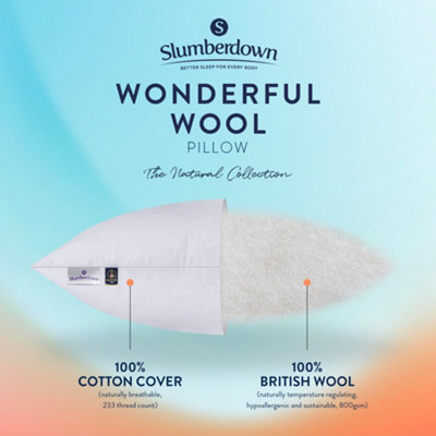 Wonderful Wool Mediumweight Duvet - Ideal for All-Year Comfort & 2 Wool Pillows