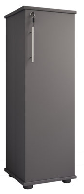 Wood CD DVD shelf lockable Engalo L