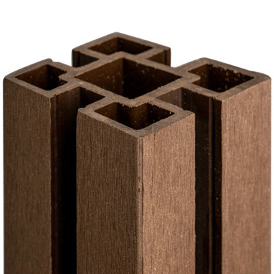 Wood Composite Fencing Kit Includes Boards - 7