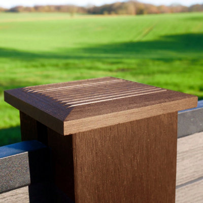 Wood Composite Fencing Kit Includes Boards - 8