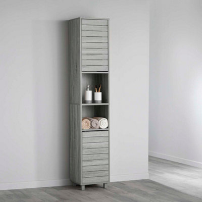 Slim shop tallboy cabinet