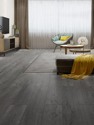 Wood Effect Flooring Planks Self Adhesive Vinyl Floor Tiles  5m² 36 pcs/pack