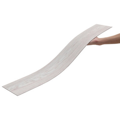 Wood Grain Effect Vinyl Flooring Self Adhesive Floor Plank