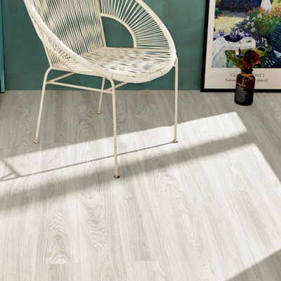 Wood Grain Effect Vinyl Self Adhesive Floor Plank 5m²/36 Pcs