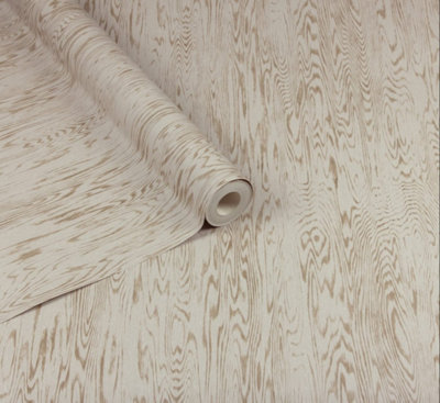 Wood Grain Neutral Wallpaper By Arthouse