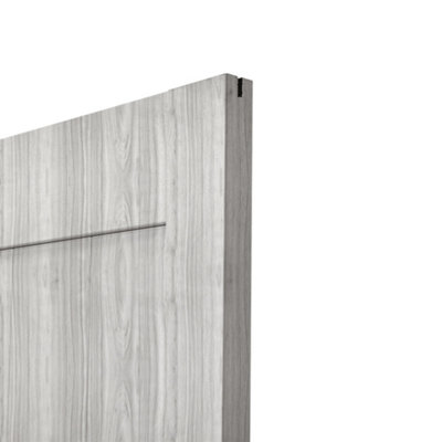 Wood Grain Sliding Internal Door Indoor Door Barn Door 213cm H x 91cm W with Steel Sliding Hardware Kit 183cm