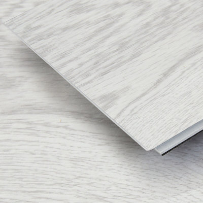 Wood Grain Textured PVC Interlocking Flooring Planks 2mm Underlay ...