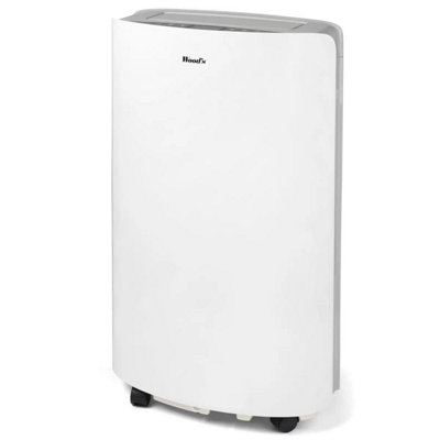 Wood s Cortina 12K BTU Portable Air Conditioner WiFi & Remote Control, A+ Energy Rating, for Rooms Up to 84m, Window Kit Included