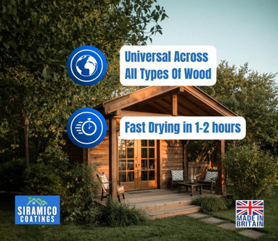 Wood Sealer 5L - Clear Waterproof Treatment for Decking, Fences, Sheds ...