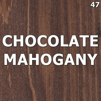 Wood Stain Dye CHOCOLATE MAHOGANY, Water Based, Non Toxic, Interior Use 1ltr