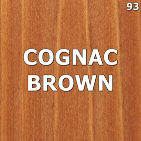Wood Stain Dye COGNAC BROWN, Water Based, Non Toxic, Interior Use 500ml