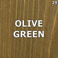 Wood Stain Dye OLIVE GREEN, Water Based, Non Toxic, Interior Use 500ml