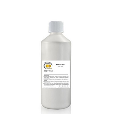 Wood Stain Dye SNOW , White, Water Based, Non Toxic, Interior Use 1ltr
