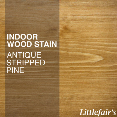 Wood Stain Water Based - Antique Stripped Pine - 500ml - Littlefair's