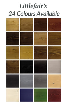 Wood Stain Water Based - Black Ebony - 500ml - Littlefair's