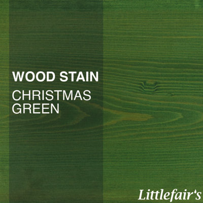 Wood Stain Water Based - Christmas Green - 500ml - Littlefair's