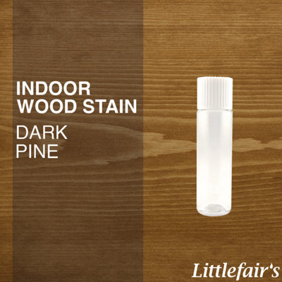Wood Stain Water Based - Dark Pine - 15ml Tester Pot - Littlefair's