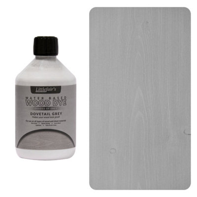 Wood Stain Water Based - Dovetail Grey - 500ml - Littlefair's