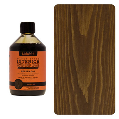 Wood Stain Water Based - Golden Oak - 500ml - Littlefair's