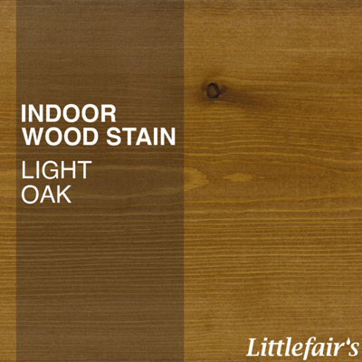 Wood Stain Water Based - Light Oak - 2.5  LTR - Littlefair's
