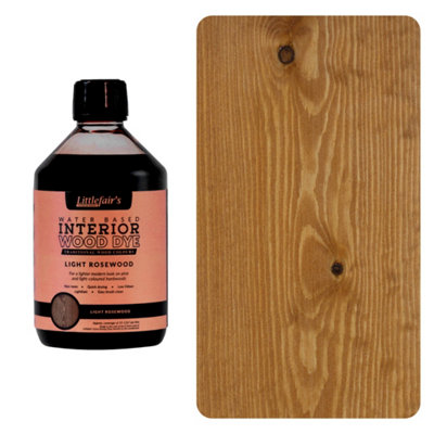 Wood Stain Water Based - Light Rosewood - 500ml - Littlefair's