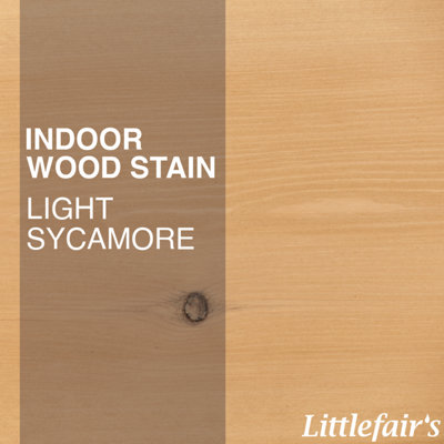 Wood Stain Water Based - Light Sycamore - 250ml - Littlefair's