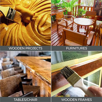 Wood Stain Water Based - Soft White - 250ml - Littlefair's