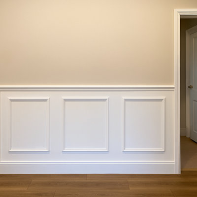 Wood Wall Panelling Kit Shaker Style 3D Panel Kit MDF Paintable Wall ...