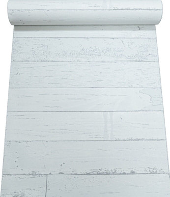 Wood Wooden Panels Planks Wallpaper Paste The Wall Light Grey Textured