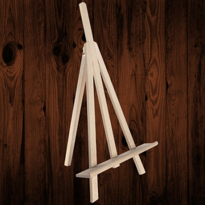 Woodeedoo Large Wooden Table Top Easel for Canvas Up to 45cm Solid ...