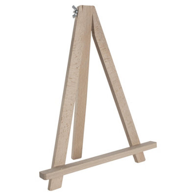 Woodeedoo Medium Wooden Table Top Easel for Canvas Up to 30cm Plain ...