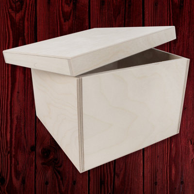 Woodeedoo Wooden Box With Detachable Removable Lid