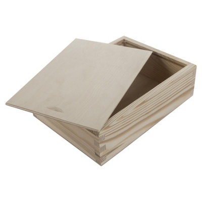 Woodeedoo Wooden Photo Storage Box with Sliding Lid for 6x4 Inch Prints ...