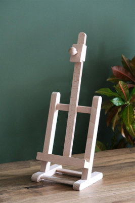 Woodeedoo Wooden Tabletop H Frame Easel Adjustable Canvas Holder Art ...