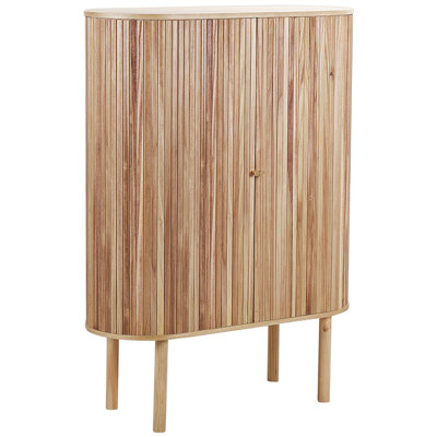 Wooden 2 Door Sideboard 130 cm Light MANARA