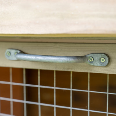 Wooden 2-Tier Rabbit Hutch - Pet House